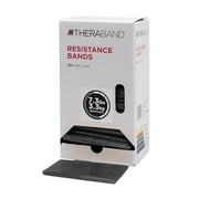 THERABAND Resistance Bands, Level 6, Special Heavy, Black, 7.3 lbs Resistance, 5 Foot, Pack of 30
