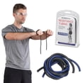 thumbnail image 1 of THERABAND Resistance Tubes, Advanced Set, Blue & Black, 5 ft Latex Tubing, Home or Clinic Use, Cut-to-Fit, Color-Coded Resistance Bands for Upper & Lower Body Workouts, 1 of 15