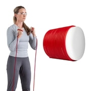 THERABAND Resistance Tubes, Level 3, Medium Red, 3.7 lbs Resistance, 100 Foot, 1 Pack