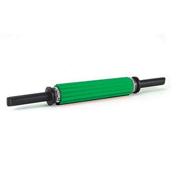 THERABAND Roller Massager +, Portable Muscle Rolling Stick with Retractable Handles for Self-Myofascial Release, Deep Tissue & Trigger Point Massage, Gifts for Runners, Athletes, Crossfit