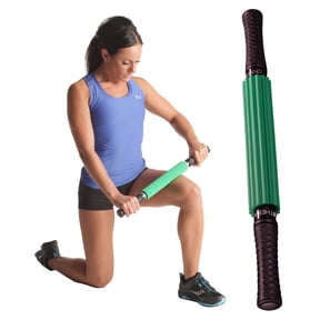 THERABAND Roller Massager, 21″ Muscle Massage Stick for Deep Tissue & Trigger Point Self-Massage, Handheld Fascia Release Tool for Full-Body Use, Ideal for Runners, Athletes, CrossFit