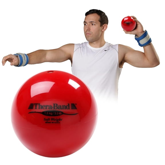 THERABAND Soft Weights Weight: Red/3.3 lb