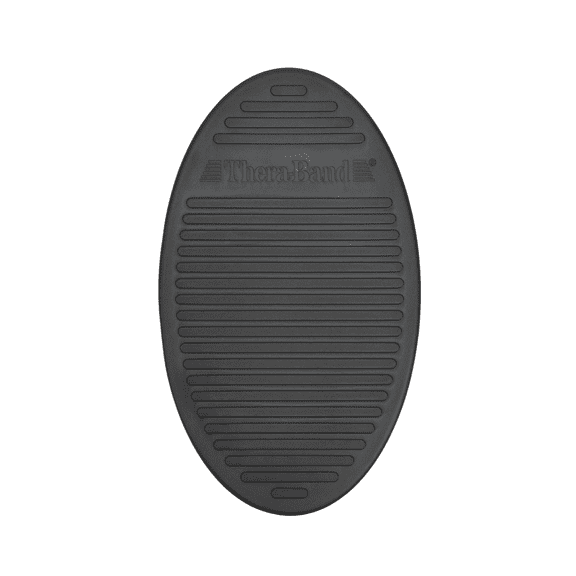 THERABAND Stability Trainer Pad, Black, Advanced, Wobble Cushion, Core Strengthening