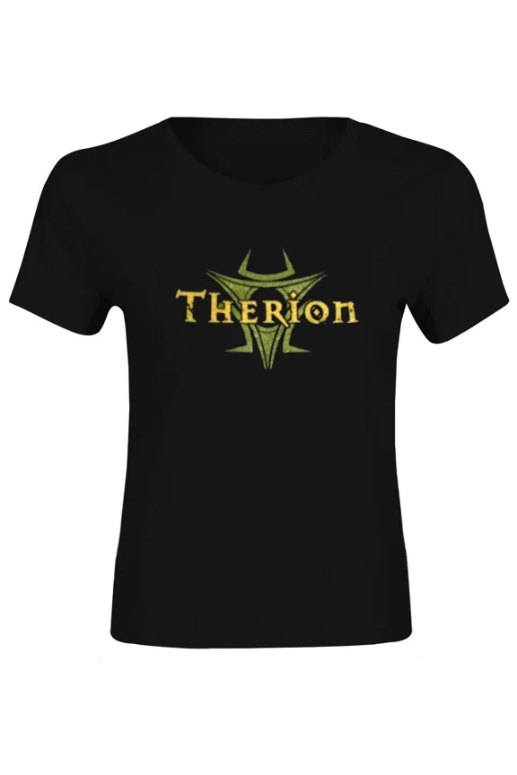 THERION cd cvr SIRIUS B Logo Official BABYDOLL SHIRT LRG New OOP lemuria runes