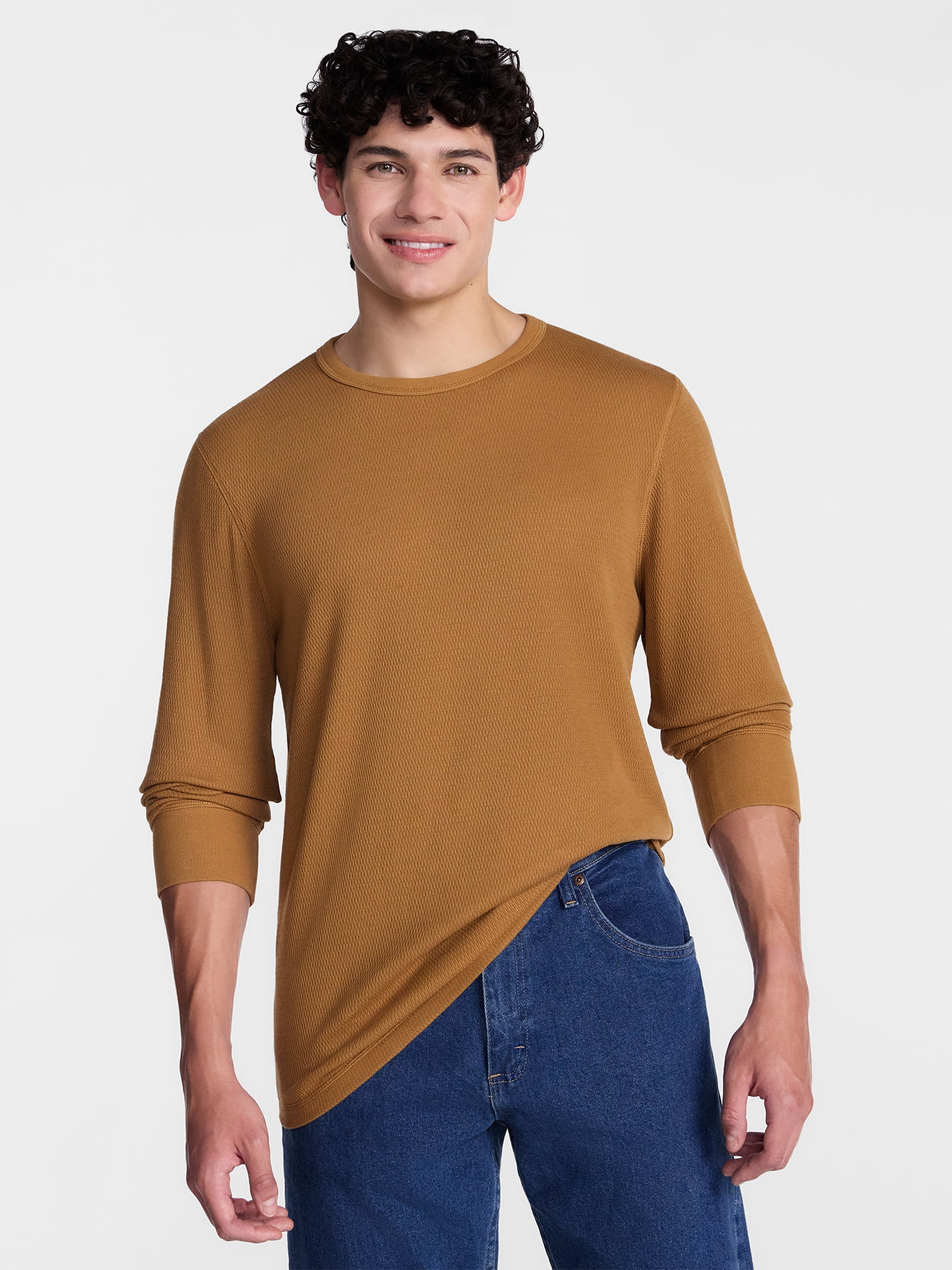 Brahma Men's Thermal Tee with Long Sleeves, Sizes S-3XL