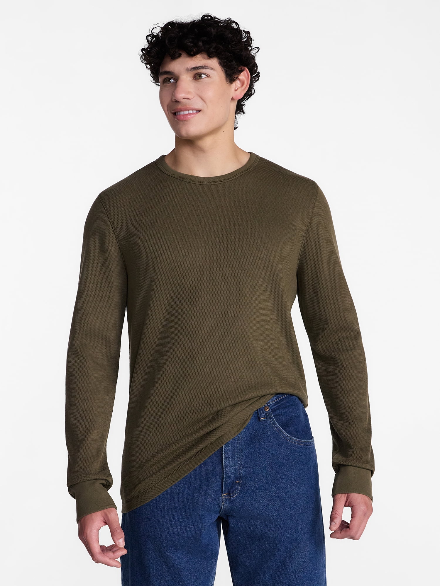Brahma Men's Thermal Tee with Long Sleeves, Sizes S-3XL