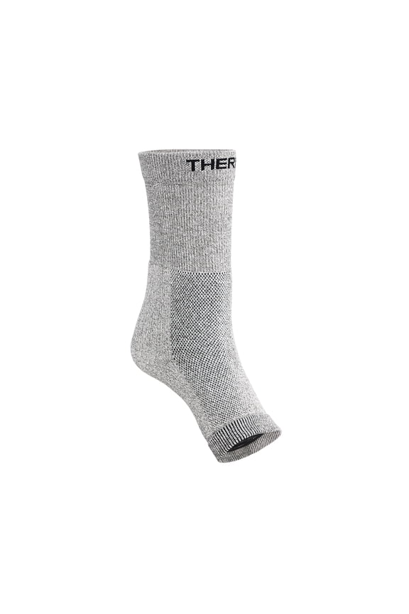 THERMO™ Circulation Classic Ankle Sleeve, Compression Lite, Natural Semiconductor Infrared Healing Ankle Sleeve, Superior to Compression, Large