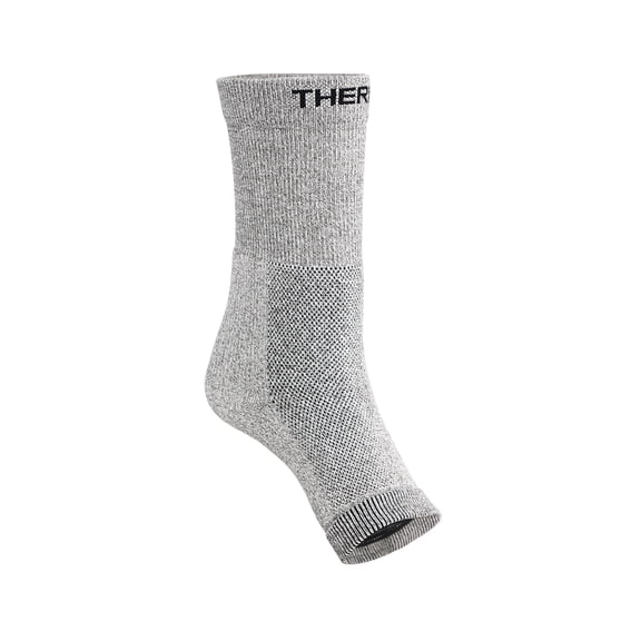 THERMO™ Circulation Classic Ankle Sleeve, Compression Lite, Natural Semiconductor Infrared Healing Ankle Sleeve, Superior to Compression, Small