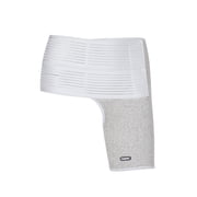 THERMO  Circulation Classic Single Hip Sleeve, Compression Lite, Natural Semiconductor Infrared Healing Hip Sleeve, Superior to Compression, Left, Large