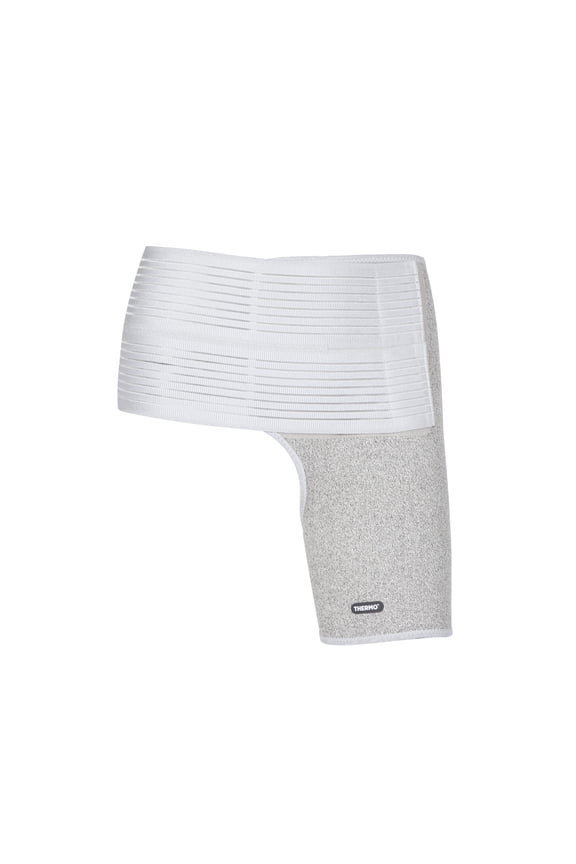THERMO™ Circulation Classic Single Hip Sleeve, Compression Lite, Natural Semiconductor Infrared Healing Hip Sleeve, Superior to Compression, Left, Large
