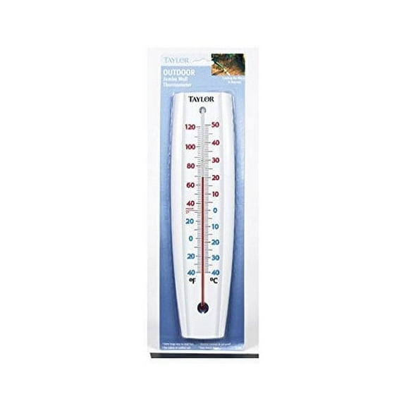 Taylor Jumbo Wall Thermometer Analog - Large Easy-Read Numbers - Multicolor