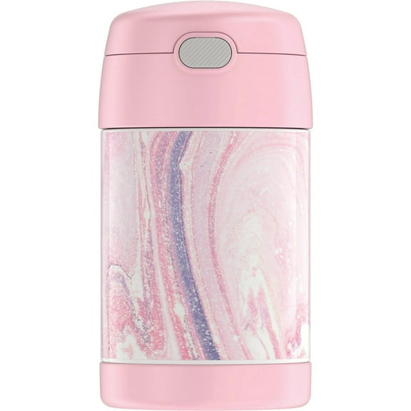Thermos 16 oz. Kid's Funtainer Stainless Steel Insulated Food Jar - Pink Marble