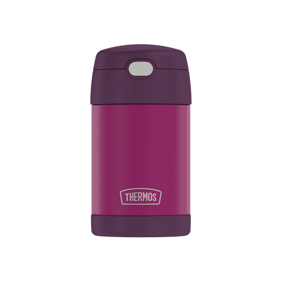 THERMOS FUNTAINER 16 Ounce Stainless Steel Vacuum Insulated Food Jar, Red Violet