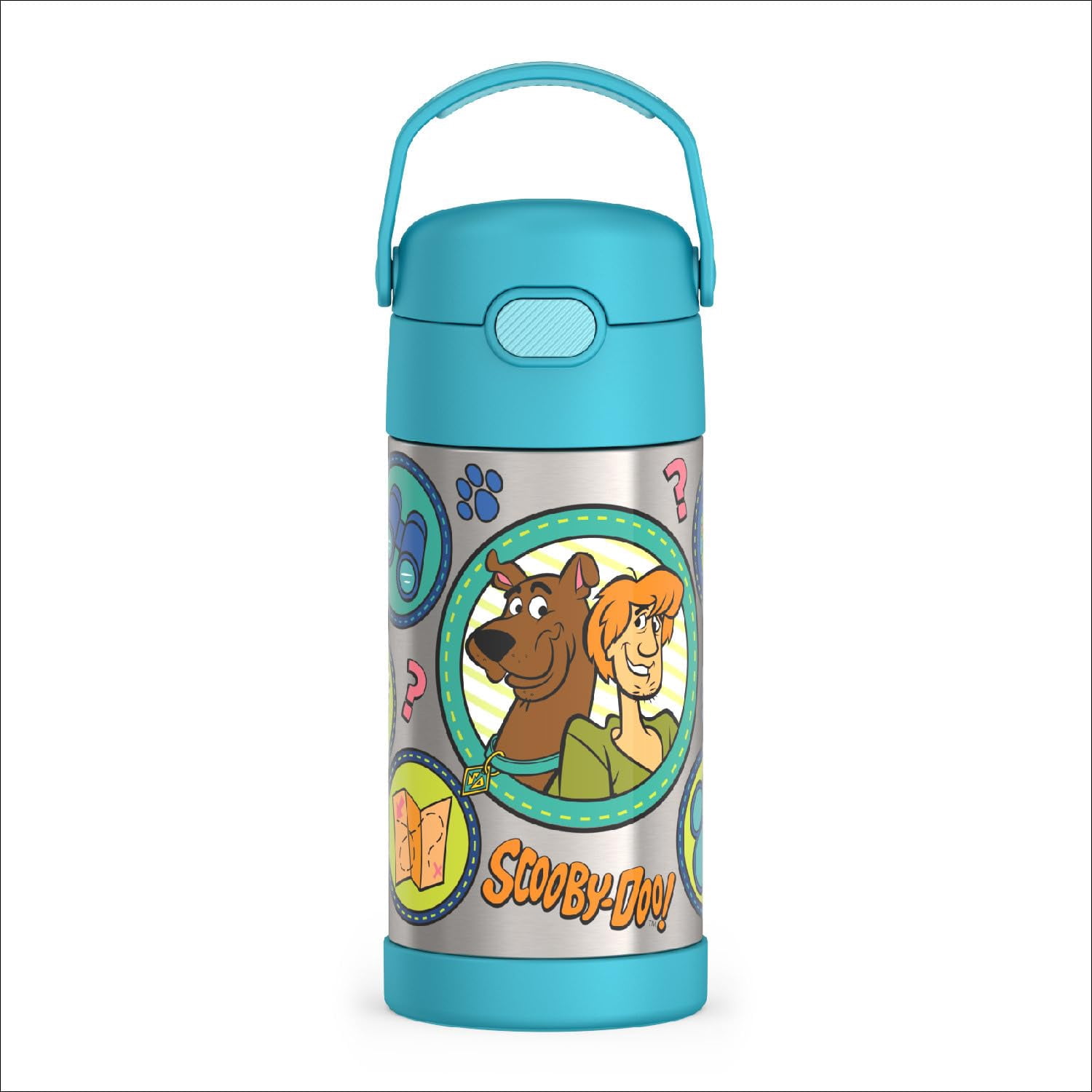 THERMOS Funtainer Borraccia Bambini 350ml Con Cannuccia - Superman, Acciaio Inox Isolato