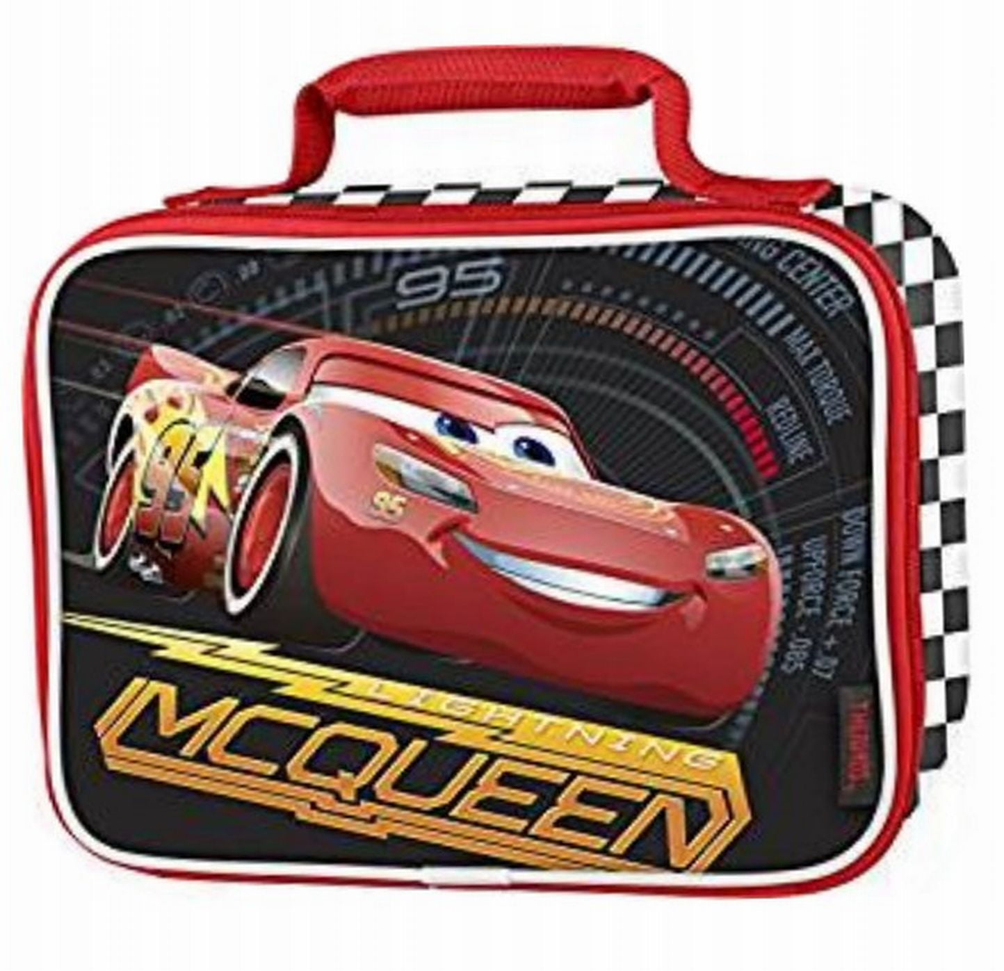 Disney Cars Lightning McQueen Boys Soft Insulated School Lunch Box  B19CR42781 