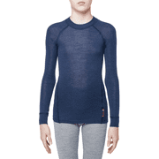THERMOWAVE - MERINO WARM / Junior Merino Wool Shirt / SARGASSO SEA - from 4' to 4' 2"
