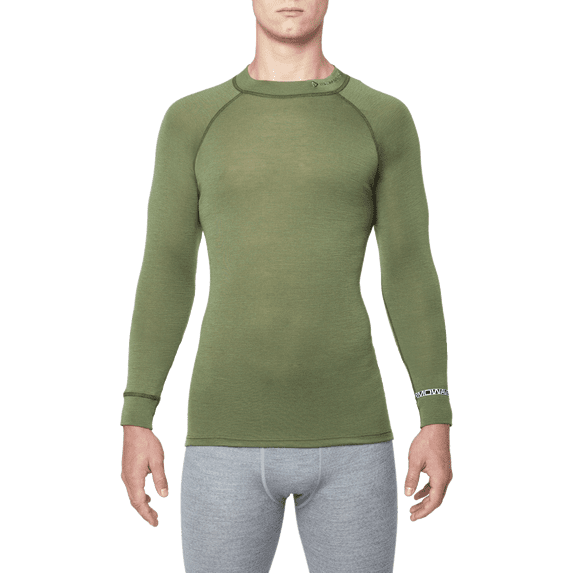 THERMOWAVE - MERINO WARM / Mens Merino Wool Thermal Shirt / CAPULET OLIVE- X-Large