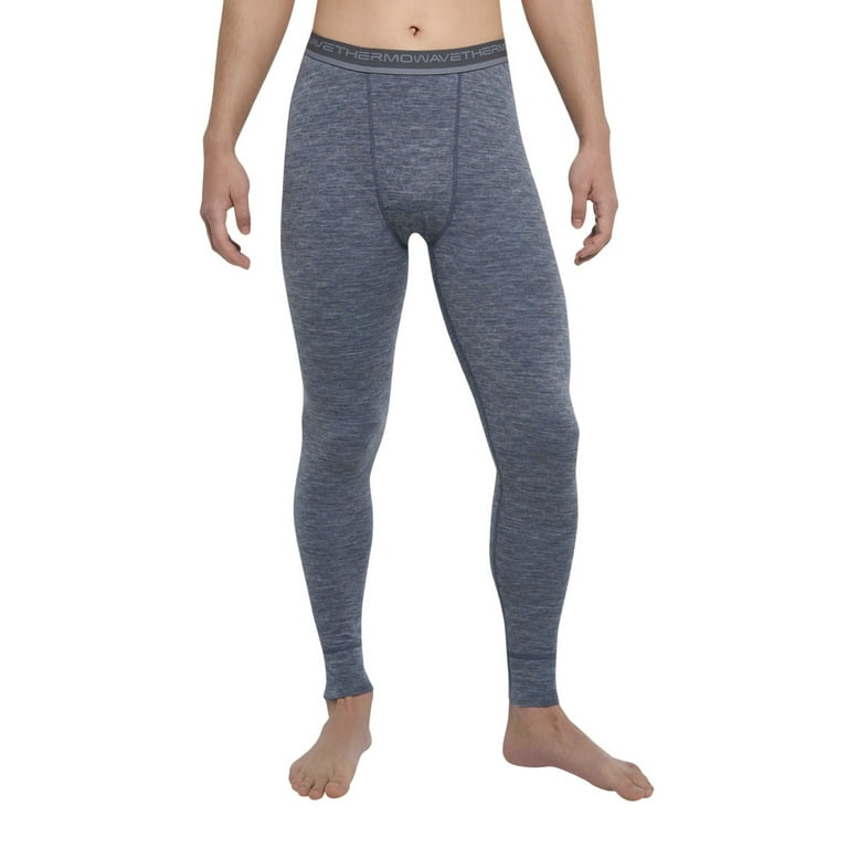 Merino Wool Workout Leggings for Men Thermal Running Tights