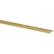 THERMWELL PRODS CO H113FB/3DI Aluminum Carpet Joining Bar, 1X3, Gold