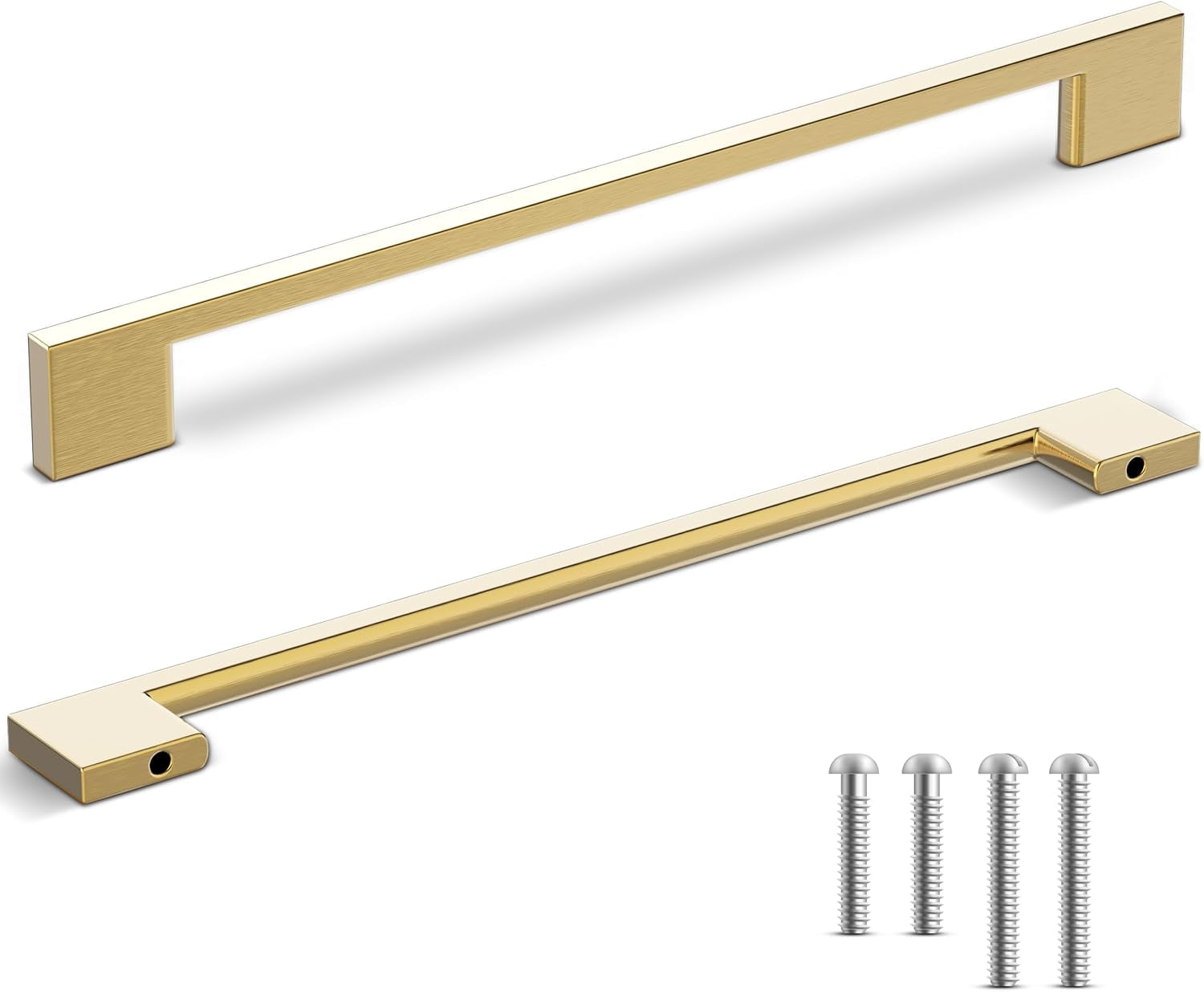 THESG-5pc Brushed Gold Cabinet Pulls - 8.75
