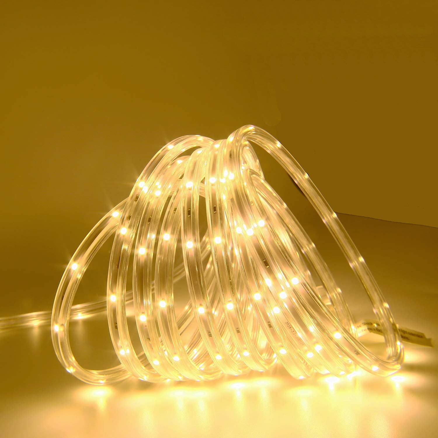 THESG-LED Rope Lights, 16.4ft Waterproof Connectable Strip Lighting ...