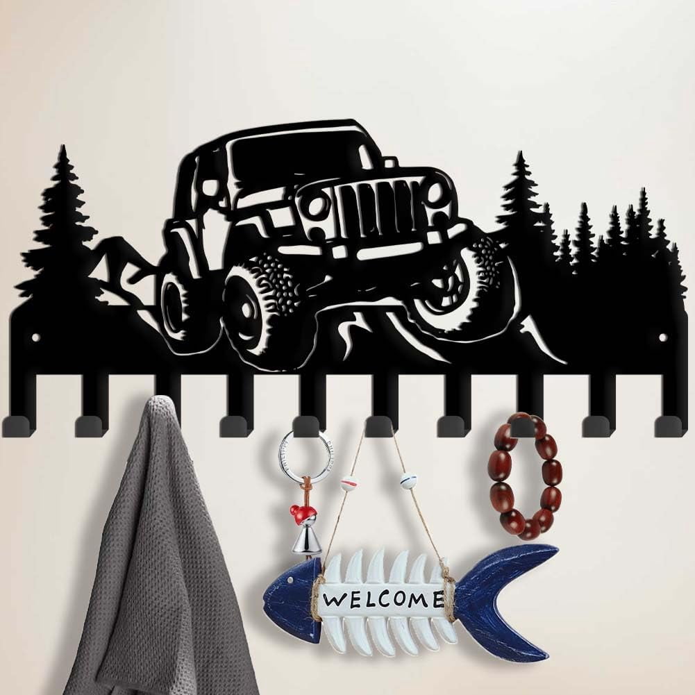 THESG-Off Road Vehicle Metal Key Holder Jungle Vehicle Decorative 10 ...