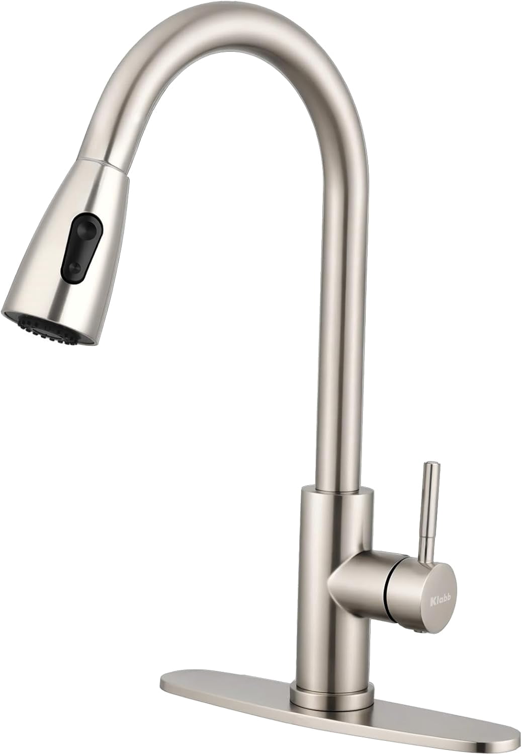 THESG-Stainless Steel Faucet Single Handle High Brushed Nickel Pull Out ...