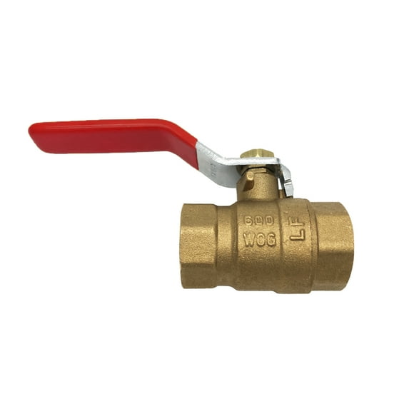 THEWORKS® Brass Threaded Full Port Ball Valve, 1" FIP x FIP