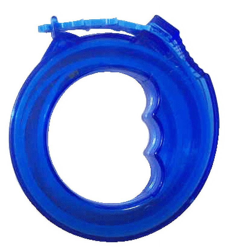 THEWORKS® Blue Encased Drain Snake with Safety Lock and Easy Grip Design for Efficient Clog Removal
