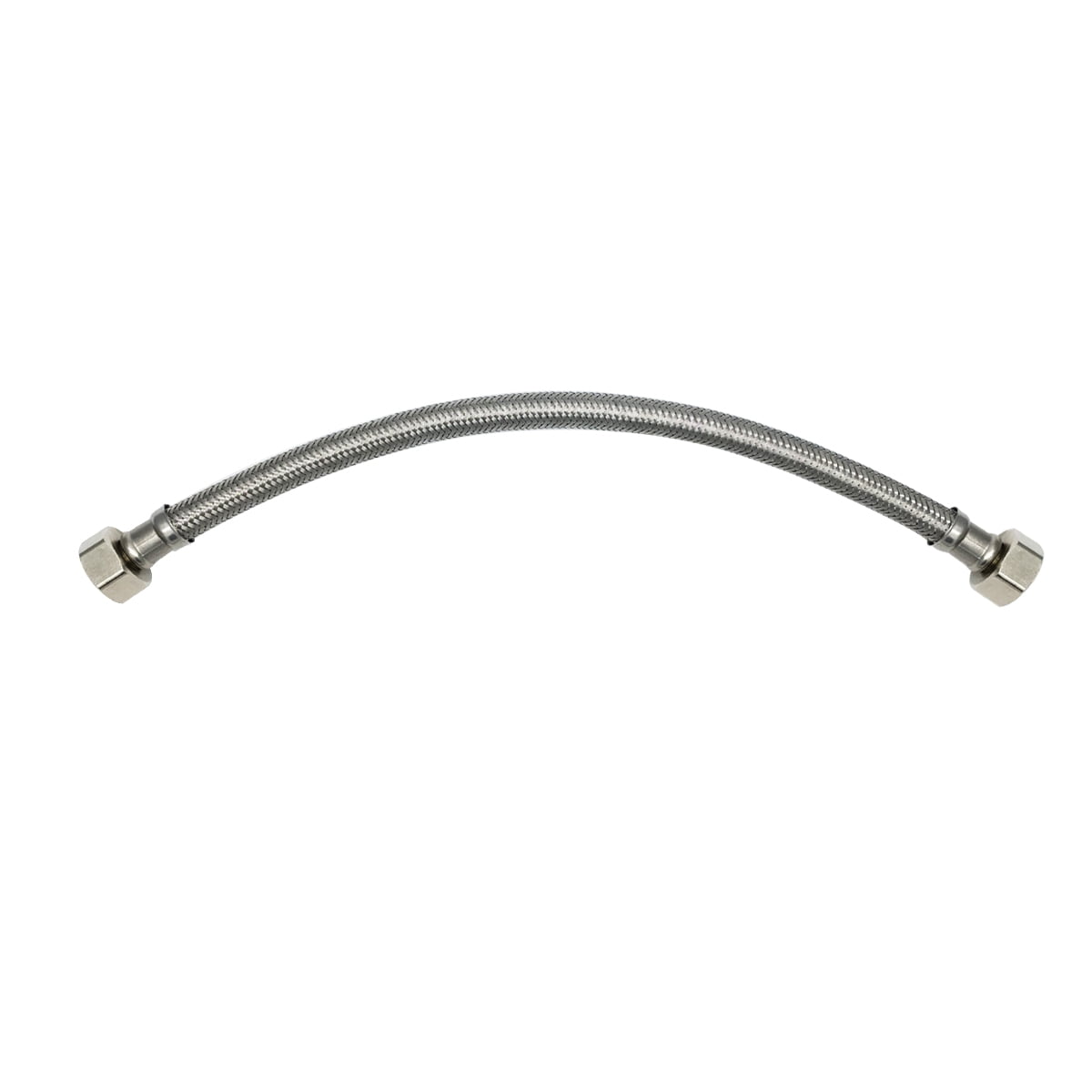 THEWORKS® Stainless Steel Supply Line, 12"L 1/2" FIP x 1/2" FIP