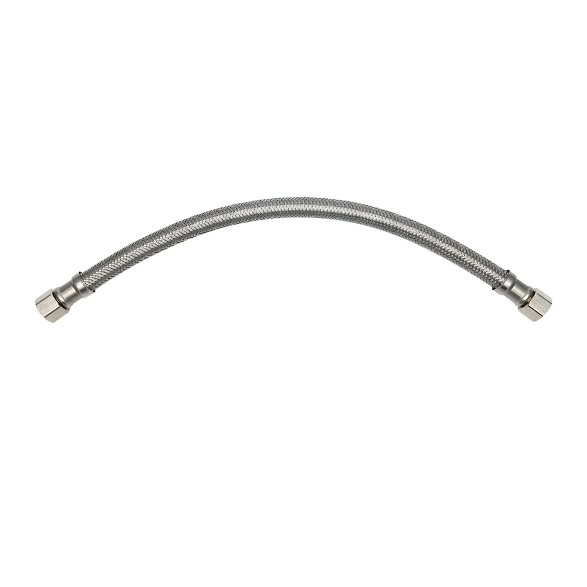 THEWORKS® Stainless Steel Supply Line, 20"L 3/8" O.D. x 3/8" O.D.