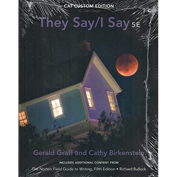 Pre-Owned THEY SAY I SAY (UCSD CUSTOM) 9780393879605