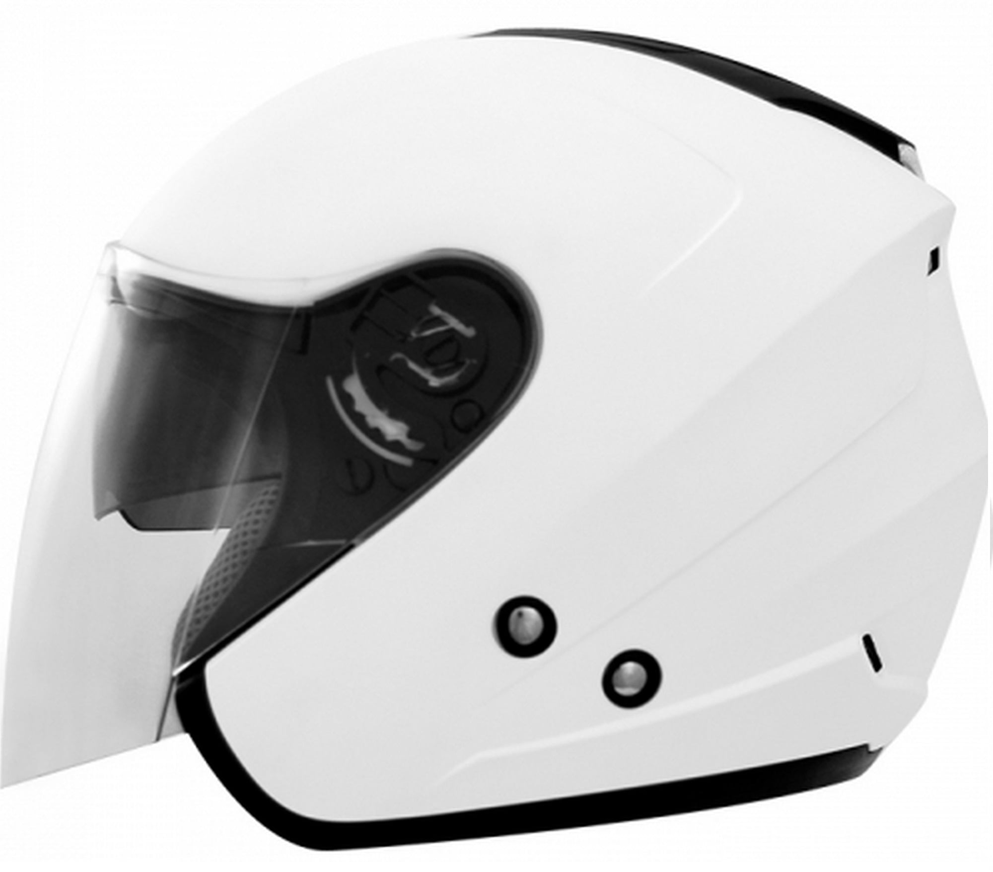 THH T386 Open Face Motorcycle Helmet White XXL