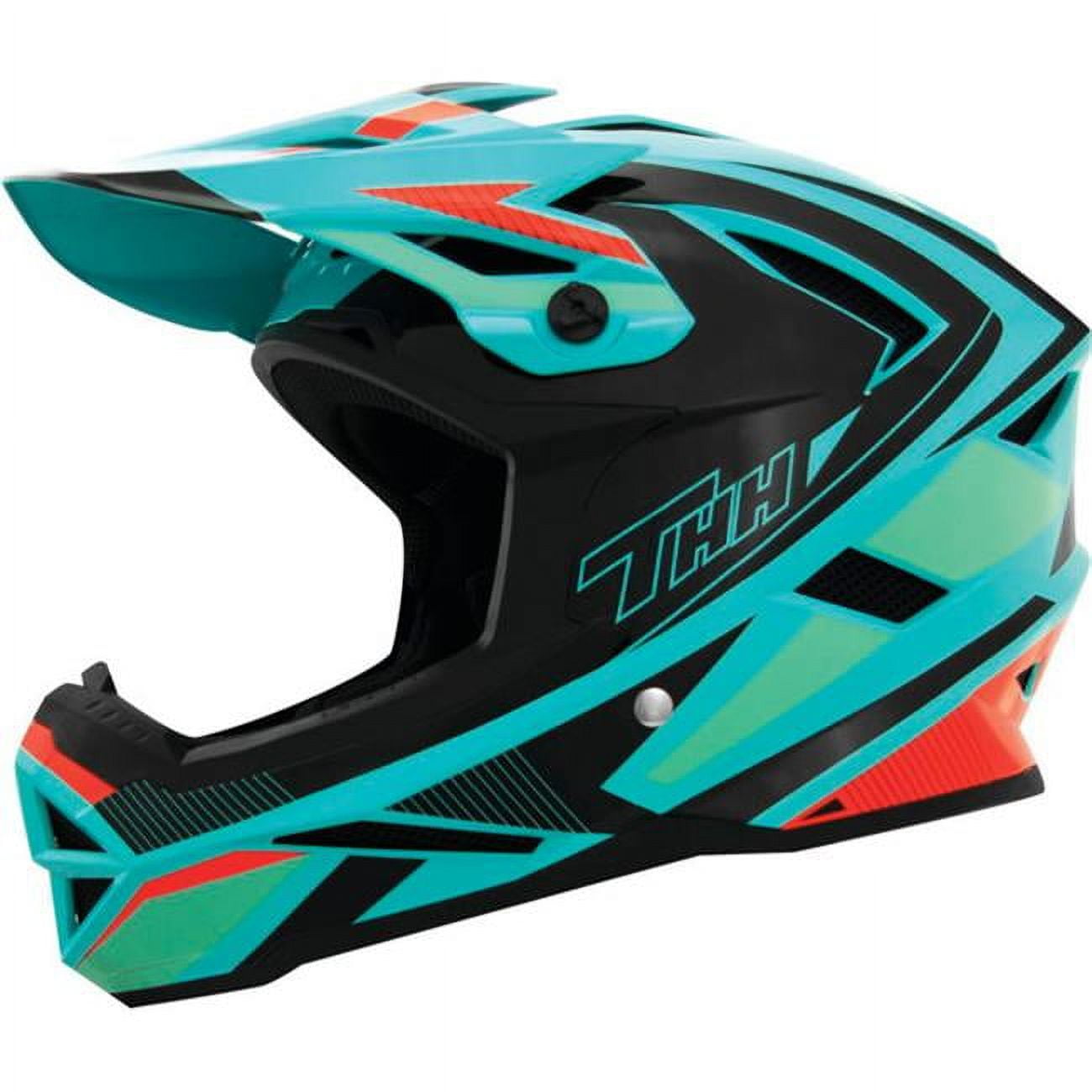 THH T 42 Acceler MX Offroad Helmet Blue Orange XS Walmart