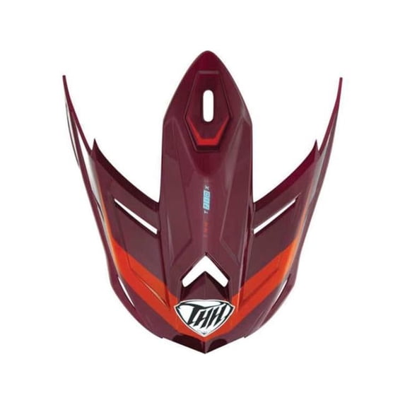 THH T710 Air Tech Helmet Replacement Visor/Peak Burgundy/Blue