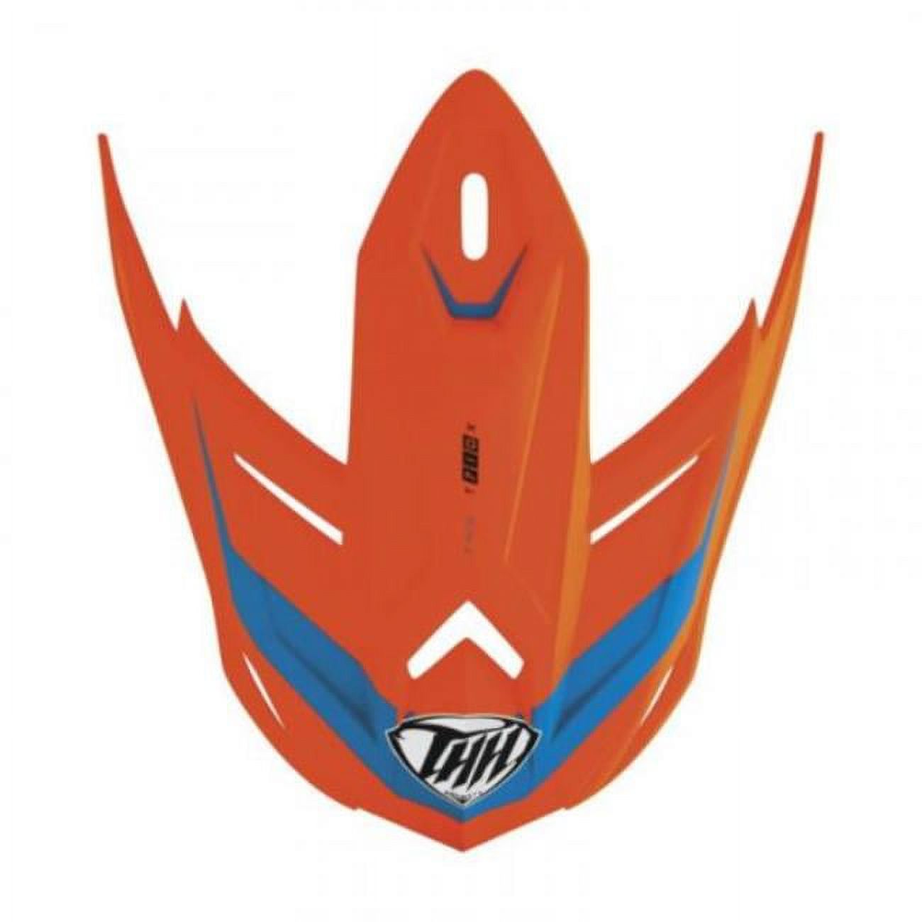 THH T710 Air Tech Helmet Replacement Visor/Peak Orange/Blue