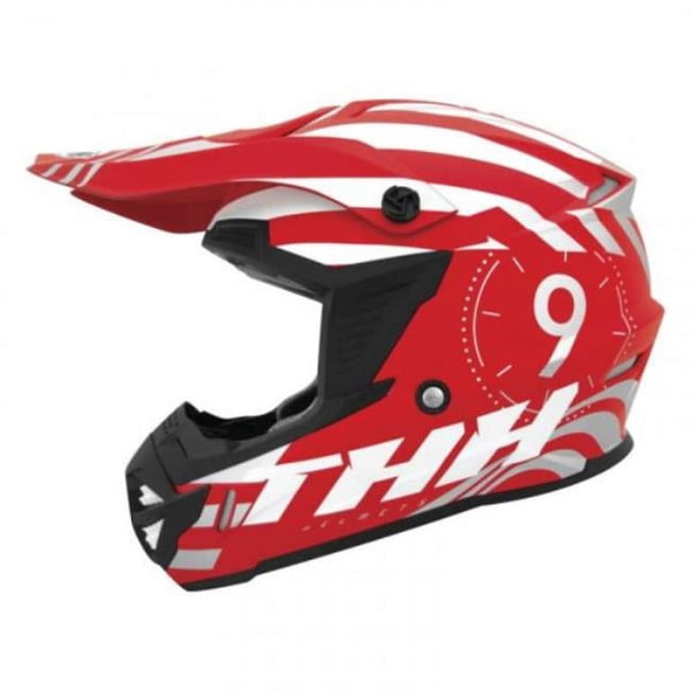 boys helmet motorcycle thh HHH DOT Youth & Kids for Dirtbike ATV w/VISOR-Matte Black-USA Cruising in comfort and style! THH Helmets 647857 - T710XR