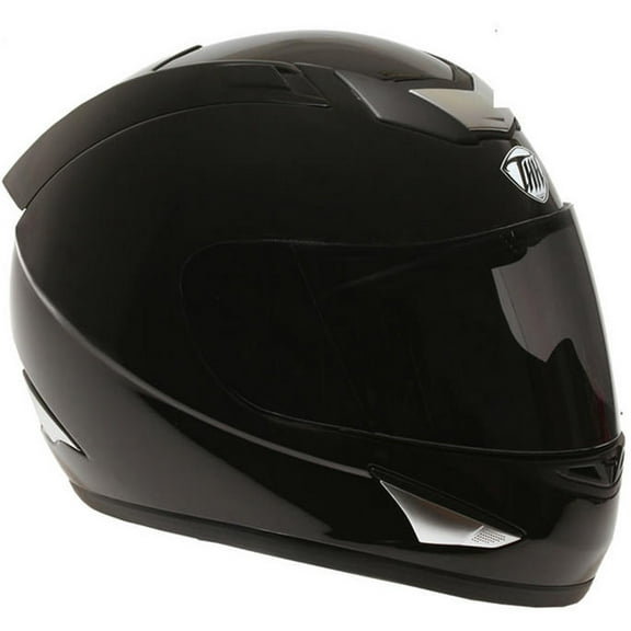 THH TS-41 ECE Solid Motorcycle Helmet Gloss Black SM