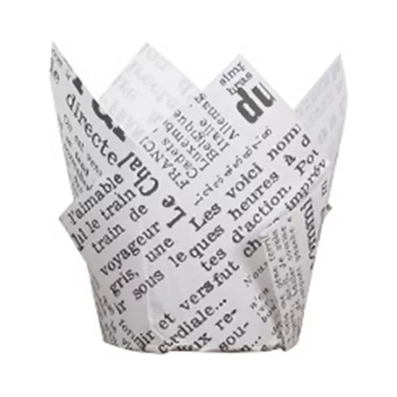 THHEIC 100-Pack Square Baking Paper Cups, Non-Stick Parchment Cupcake Liners for Medium and Large Cupcakes, Muffins, Mini Cakes, Birthday and Party Baking Supplies