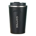 thumbnail image 1 of THHEIC 12oz Travel Mug for Car with Leakproof Lid, Insulated Double Walled Vacuum Stainless Steel Tumbler, Keeps Drinks Hot and Cold, for Coffee, Tea, Beer (380ml), 1 of 7