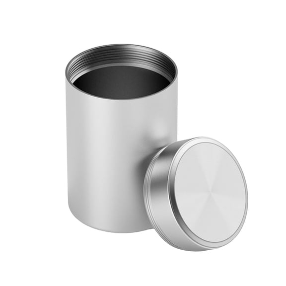 THHEIC 140ml Aluminum Storage Jars Metal Airtight Bottles Portable Spice Jars Small Tea Tins Loose Leaf Tea Bottles Multipurpose Storage Containers Coffee Bean Containers
