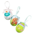 thumbnail image 1 of THHEIC 3Pcs Easter Plastic Hanging Eggs Decor, Spring Egg Hanging Ornaments and Supplies, for Easter Tree Basket Decoration and DIY Crafts, Festive Party Decor, Hanging Eggs, 1 of 4