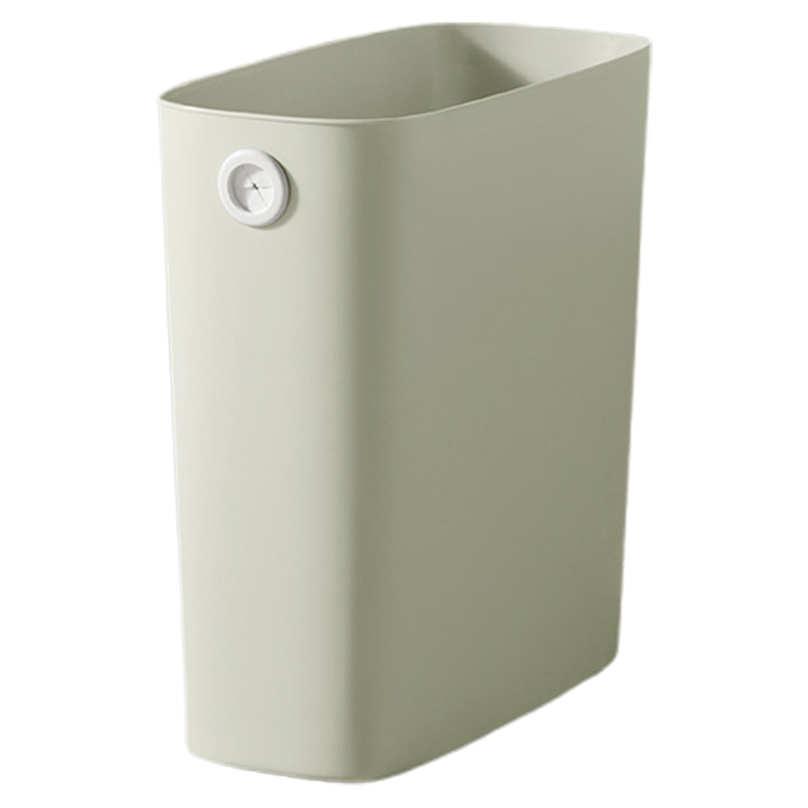 THHEIC 4 Gallon Slim Open Top PP Plastic Trash Can, Wastebasket Garbage Container for Bathroom, Office, Bedroom, and Kitchen, Small Capacity Bin
