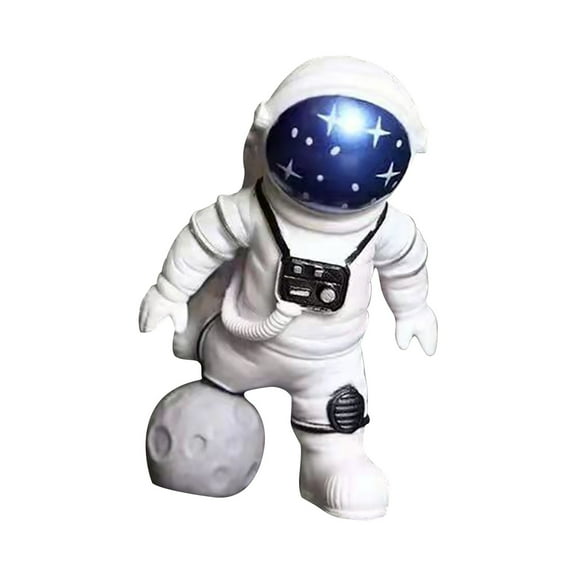 THHEIC Astronaut Figurines Cake Topper Set, Outer Space Cake Decoration and Miniature Action Figure Statues for Kids Birthday Party, Gift, and Display Decor