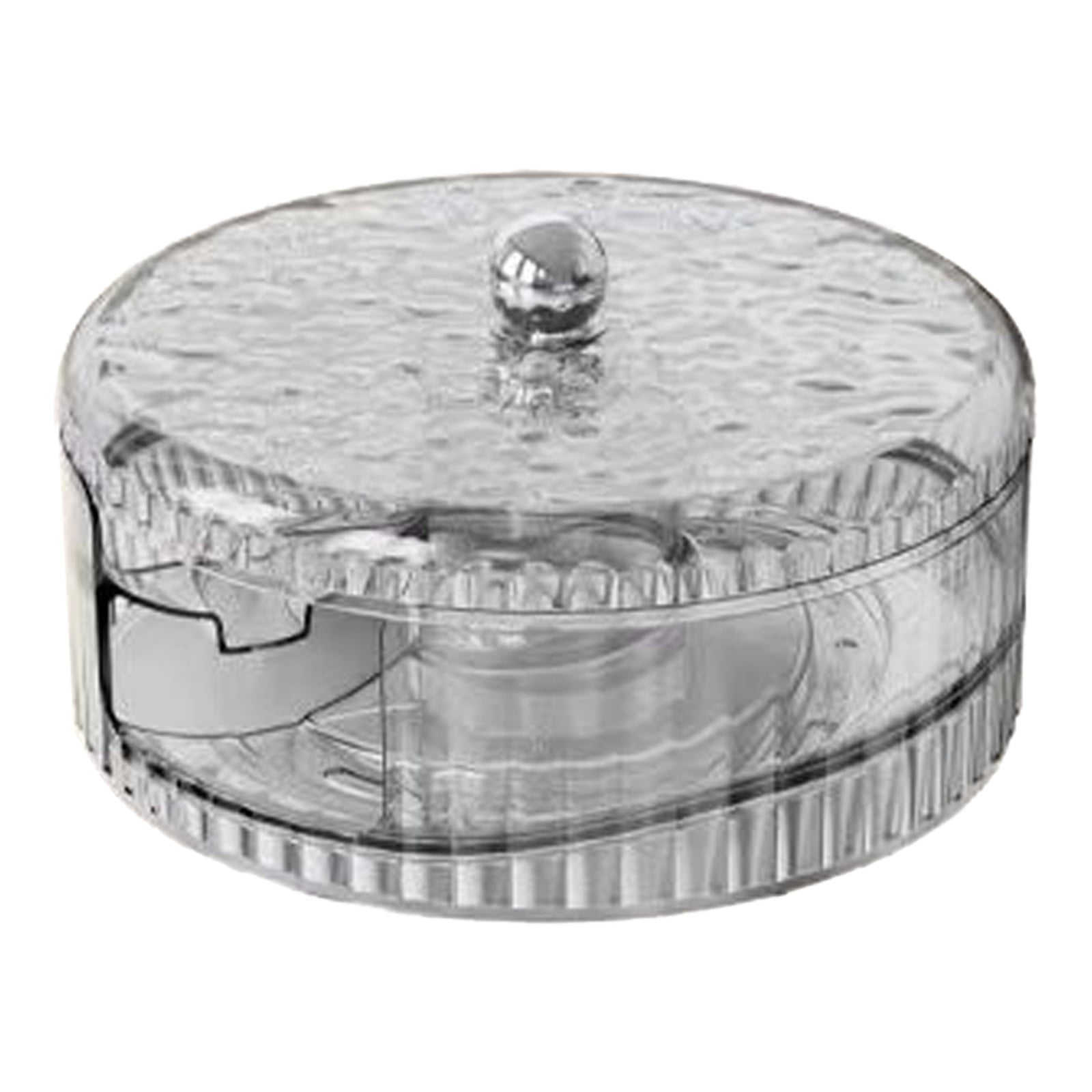 THHEIC Clear Plastic Automatic Rolling Egg Organizer and Dispenser with Sturdy Lid, Stackable Refrigerator Storage Bin for Space-Saving Kitchen Organization