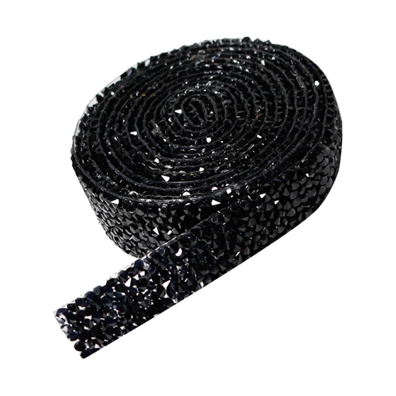THHEIC Crystal Rhinestone Diamond Ribbon DIY Self Adhesive Bling ...