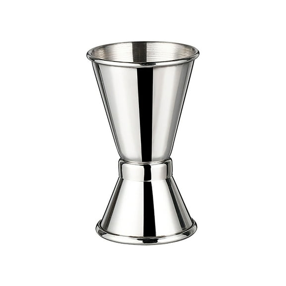 THHEIC Double Ended Measuring Glass - Glass Jigger Measuring Tool with Ounce Markings for Milk Tea Shop, Cocktail Mixing and Party Drink Portion Control