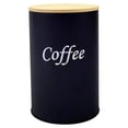 thumbnail image 1 of THHEIC Food Canisters Set with Bamboo Lid, Airtight Iron Coffee Tea Sugar Container Set for Kitchen Countertop Coffee Bar, Decorative Farmhouse Canister Jars, 1 of 8