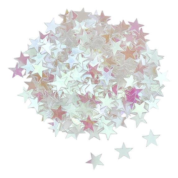 THHEIC Glitter Star Confetti with Diamond, 1 Pack Metallic Foil Table Glitters, Galaxy Iridescent Table Metallic Glitter Foil for Birthday Party, Halloween, Christmas Decoration 