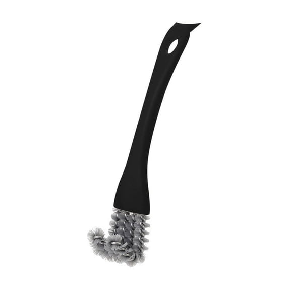 THHEIC Heavy Duty Wire Grill Brush with Long Handle, BBQ Grate Cleaner for Porcelain, Gas, and Charcoal Grills, Essential Outdoor Cooking Accessory